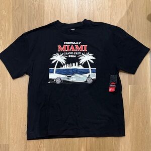 Formula 1 Miami Grand Prix 2024 Black T-Shirt